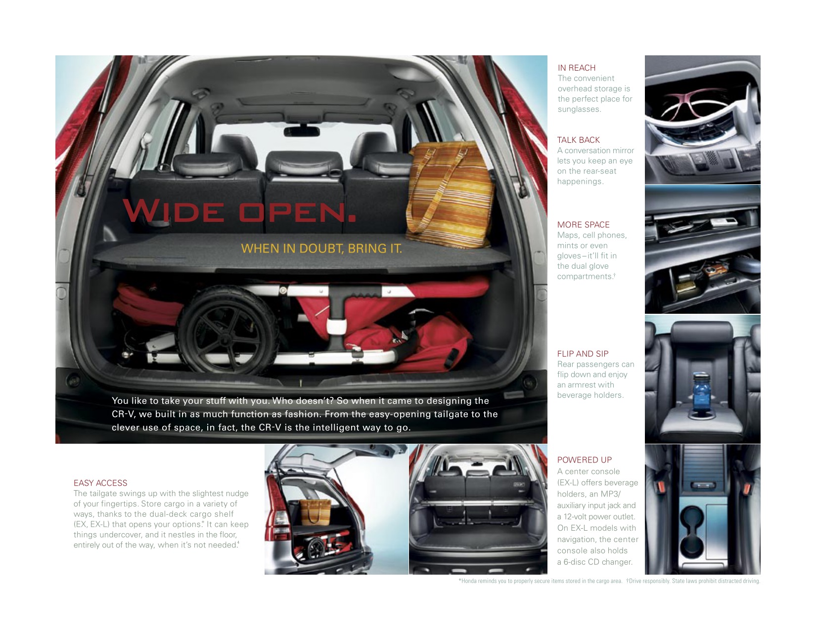 2008 Honda CR-V Brochure Page 4